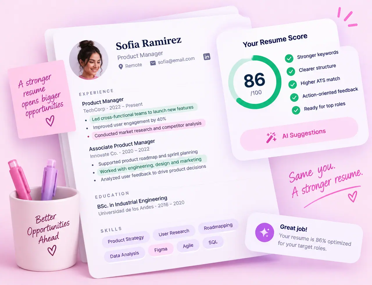 Improve resume